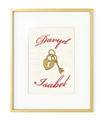 Locked In Embroidered Textile