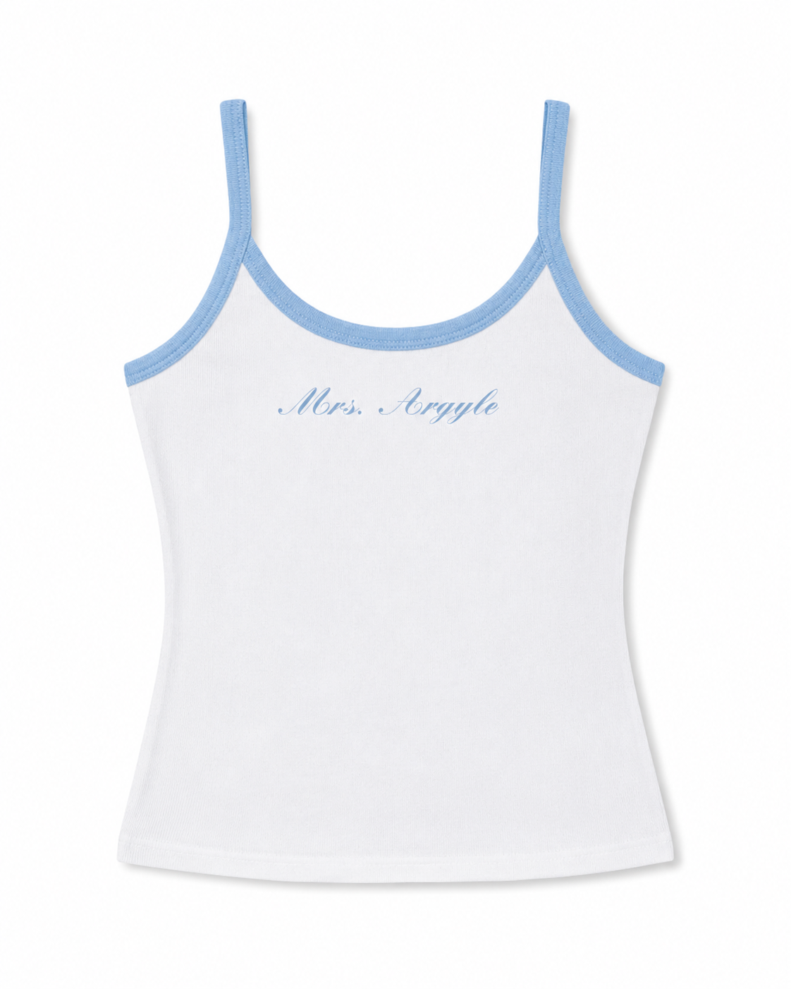 Something Blue Embroidered Tank