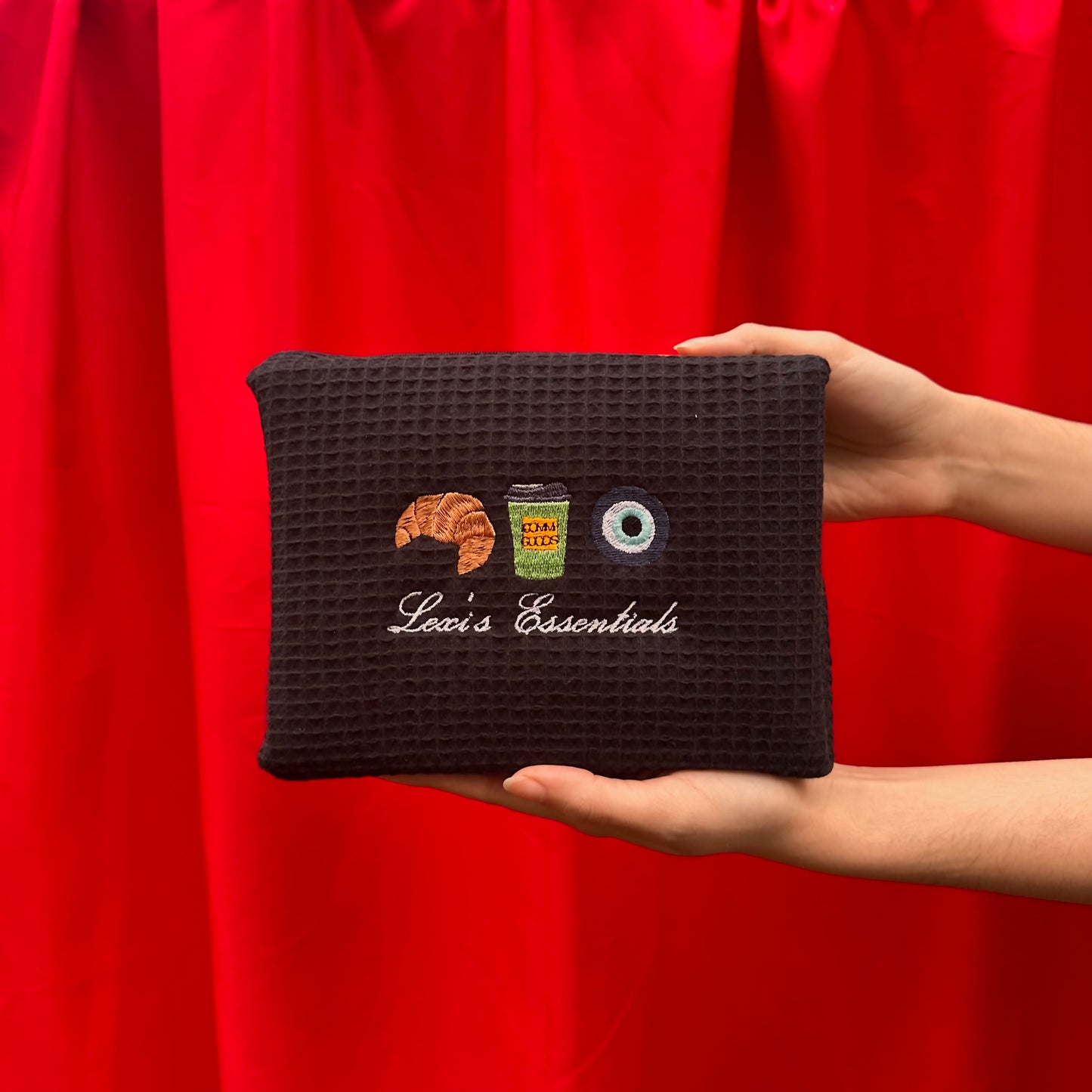Custom 3 Icon Waffle Pouch