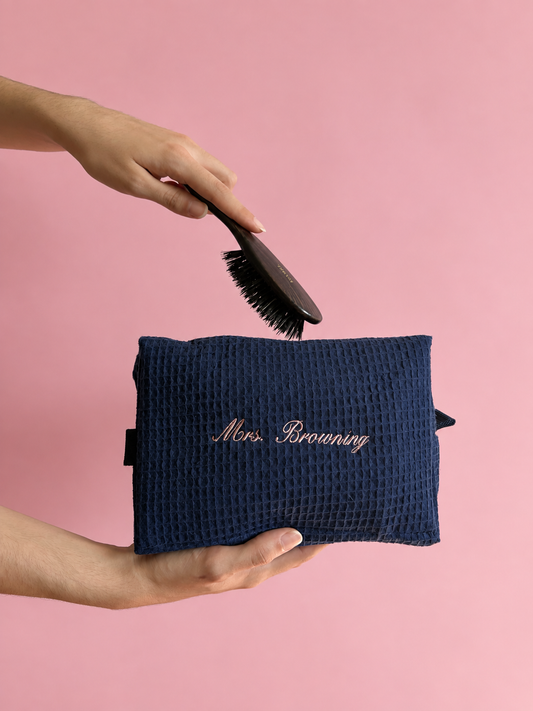 Custom Text Waffle Pouch