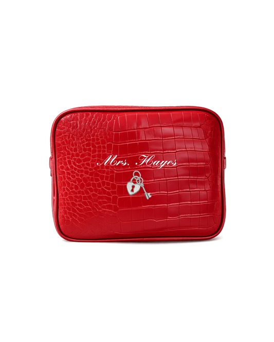 1 Icon Large Croc Pouch
