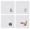 Apres Ski Cocktail Napkin Set of 4