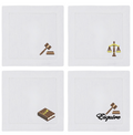 Lawyer Cocktail Napkin Set of 4