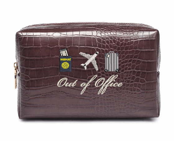 Out of Office Croc Pouch