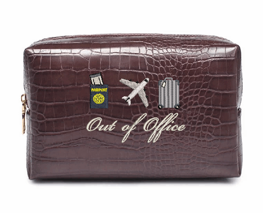 Out of Office Croc Pouch