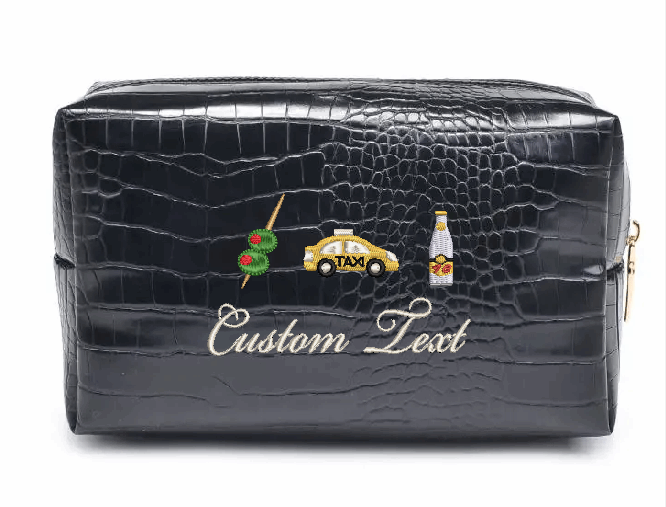 Custom 3 Icon Croc Pouch