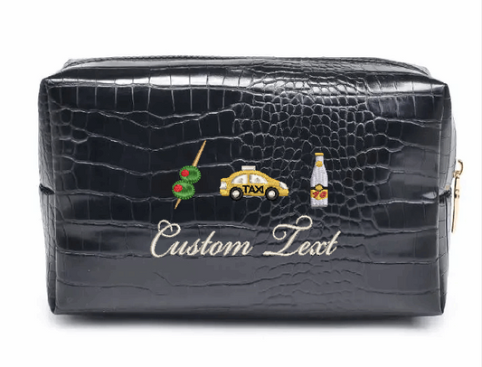 Custom 3 Icon Croc Pouch