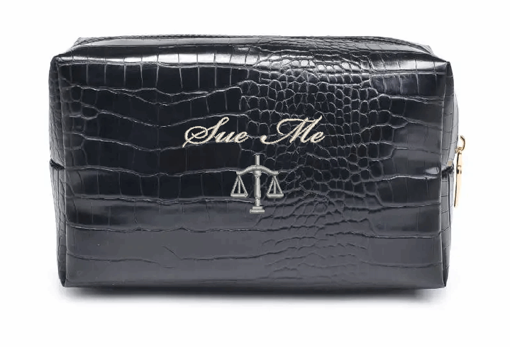 Sue Me Croc Pouch