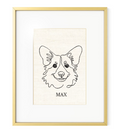 Pet + Name Embroidered Textile