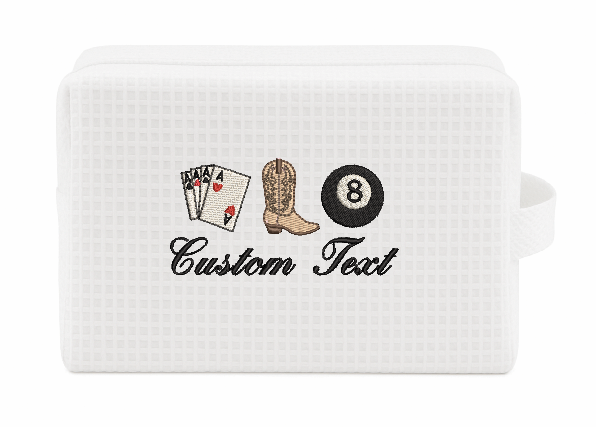 Custom 3 Icon Waffle Pouch