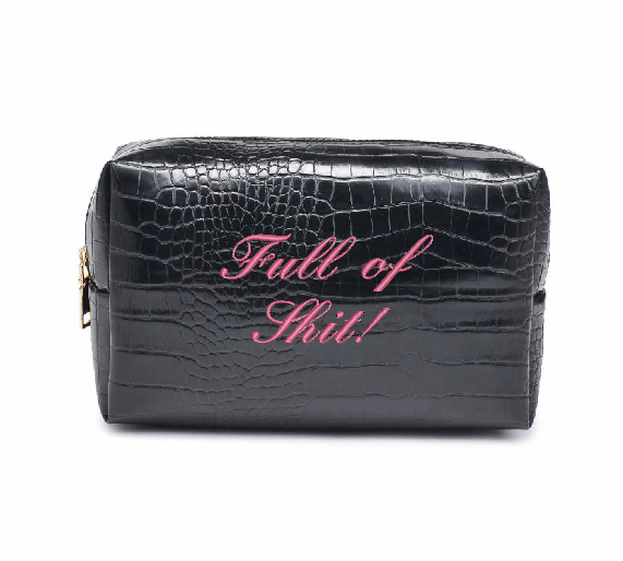 Full of Shit Croc Pouch