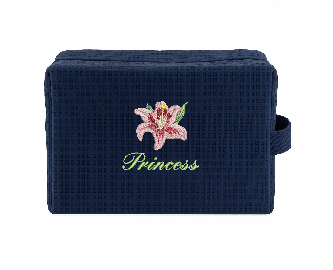 Tiger Lily Waffle Pouch