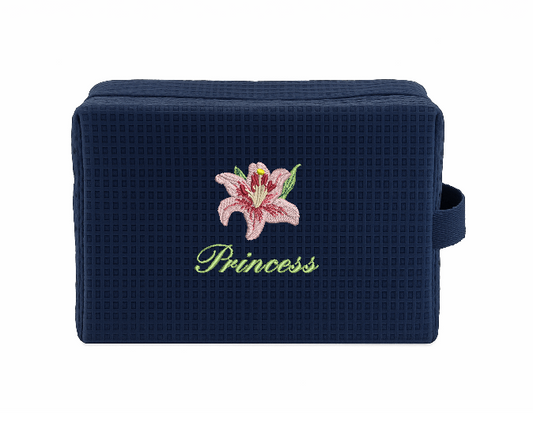 Tiger Lily Waffle Pouch