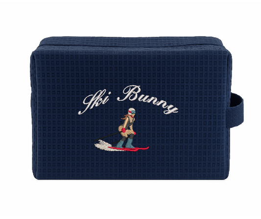 Ski Bunny Waffle pouch