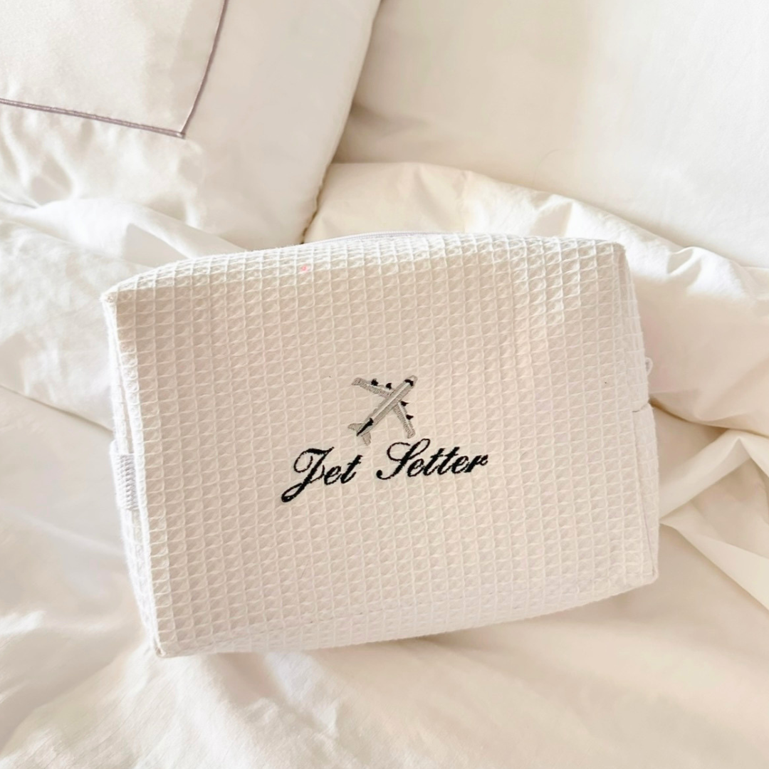 Jet Setter Waffle pouch